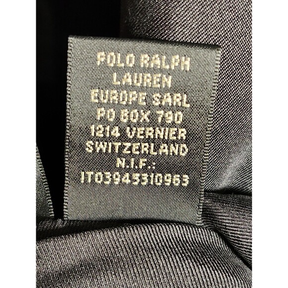 Ralph Lauren Black Label Puffer Jacket Sz 14 Womens Front Zip Pillow Neck - Picture 14 of 15